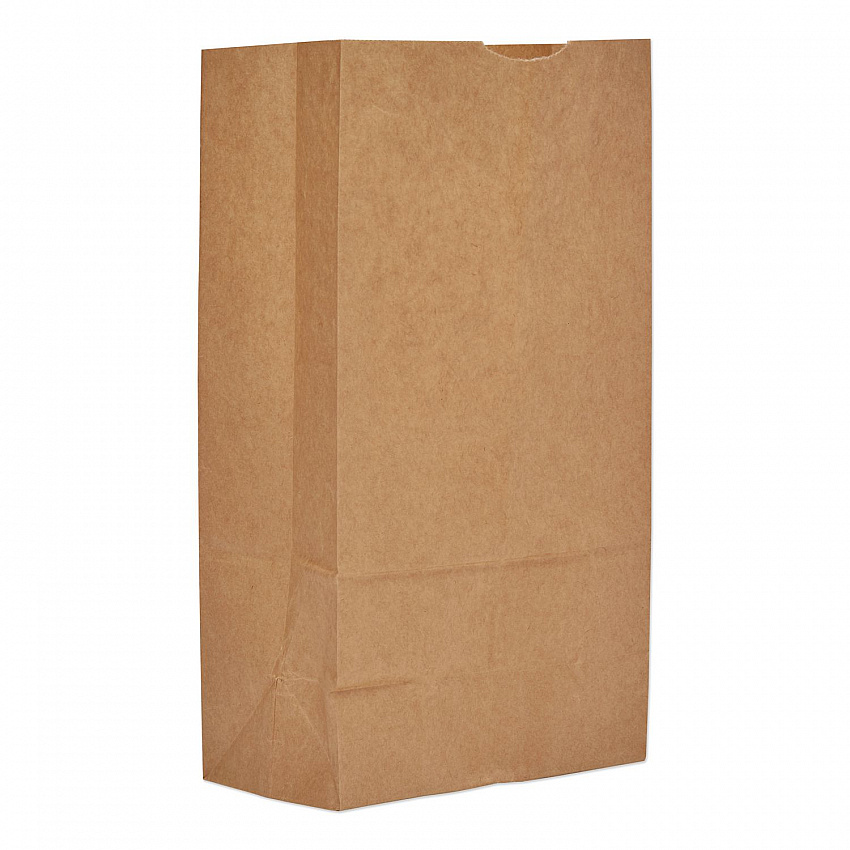 Grocery Paper Bags, 12# Size, 40# Basis Weight, 7" x 4.38" x 13.75", Kraft, 1,000/Bundle (GK12)
