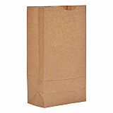 Grocery Paper Bags, 10# Size, 35# Basis Weight, 7" x 4.38" x 13.75", Kraft, 500/Bundle (GK10500)