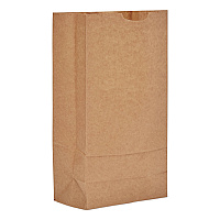 Grocery Paper Bags, 10# Size, 35# Basis Weight, 7" x 4.38" x 13.75", Kraft, 500/Bundle (GK10500)