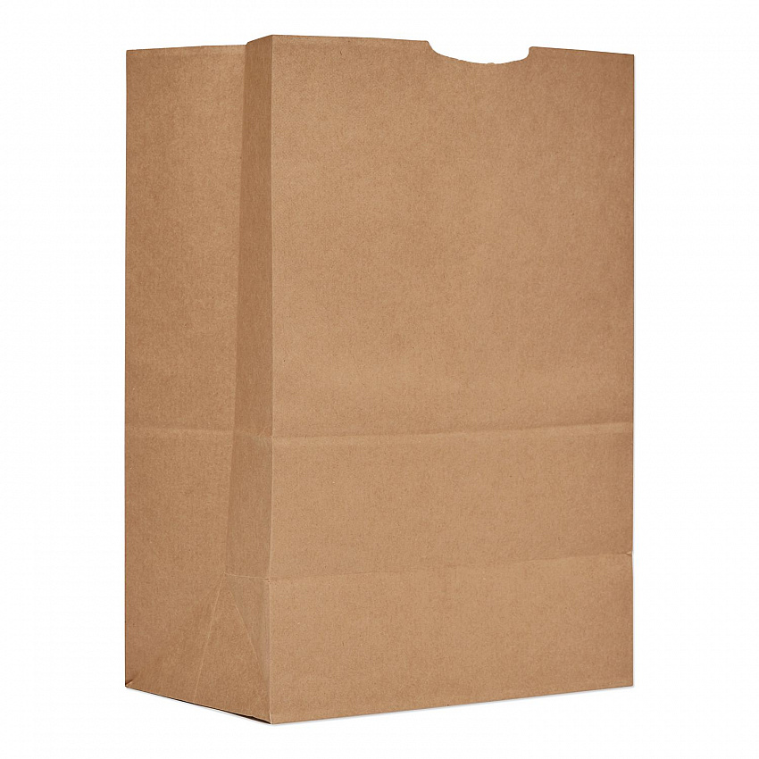 Grocery Paper Bags, 1/6 BBL Size, Heavy-Duty, 52# Basis Weight, 12" x 7" x 17", Kraft, 500/Bundle (SK1652)