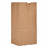 Grocery Paper Bags, 1# Size, 30# Basis Weight, 3.5" x 2.25" x 6.63", Kraft, 500/Bundle (GK1500)