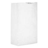 General GROCERY PAPER BAGS, 30 LBS CAPACITY, #2, 4.31"W X 2.44"D X 7.88"H, WHITE, 6,000 BAGS (GW2)