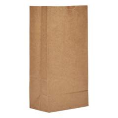 General Grocery Paper Bags, 35 lbs Capacity, #8, 6.13"w x 4.17"d x 12.44"h, Kraft, 500 Bags (GK8500)