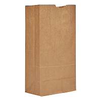 Grocery Paper Bags, 20# Size, Extra-Heavy-Duty, 60# Basis Weight, 8.25" x 5.25" x 16.13", Kraft, 500/Bundle (GX2060)