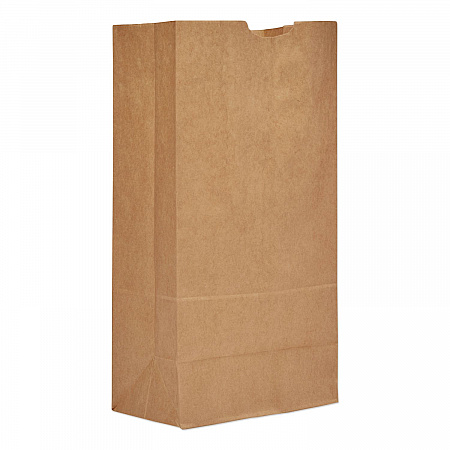 Grocery Paper Bags, 20# Size, Heavy-Duty, 50# Basis Weight, 8.25