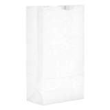 General GROCERY PAPER BAGS, 35 LBS CAPACITY, #10, 6.31"W X 4.19"D X 12.38"H, WHITE, 2,000 BAGS (GW10)