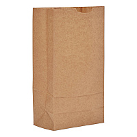 Grocery Paper Bags, 10# Size, 35# Basis Weight, 7" x 4.38" x 13.75", Kraft, 2,000/Bundle (GK10)