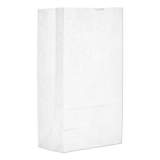 General Grocery Paper Bags, 40 lbs Capacity, #12, 7.06"w x 4.5"d x 13.75"h, White, 500 Bags (GW12500)