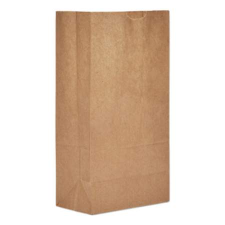 General Grocery Paper Bags, 50 lbs Capacity, #5, 5.25"w x 3.44"d x 10.94"h, Kraft, 500 Bags (GX5500)