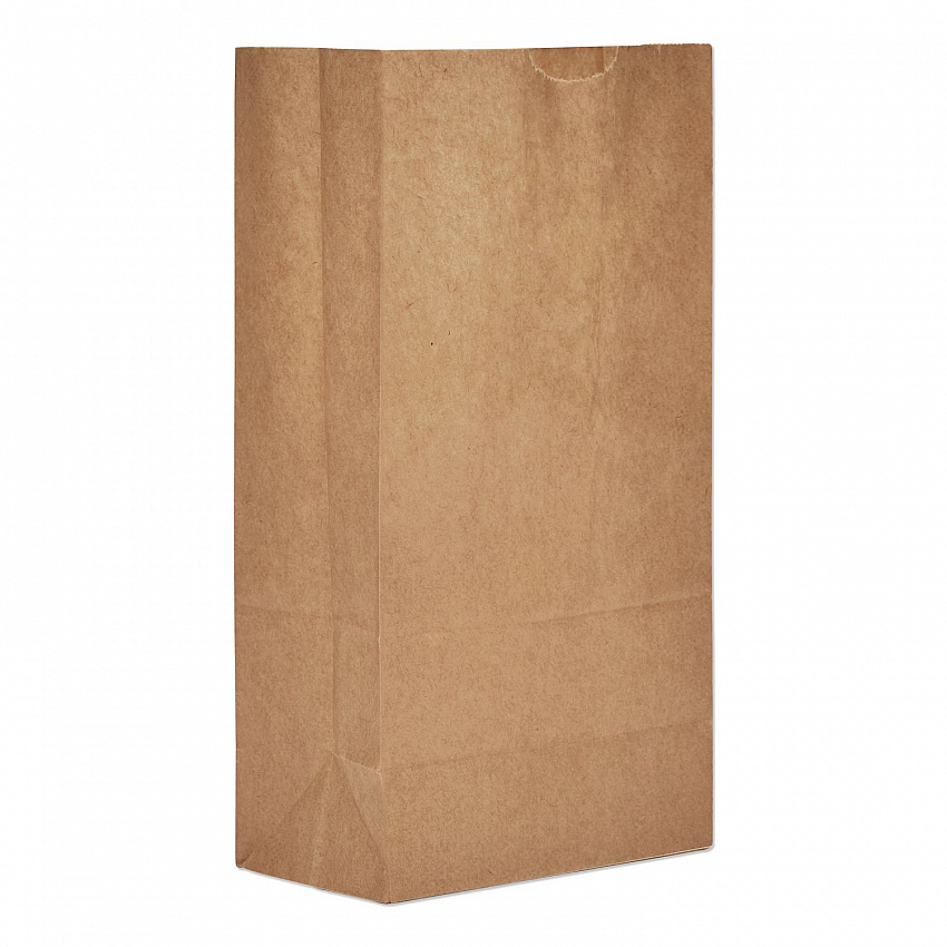 Grocery Paper Bags, 5# Size, Extra-Heavy-Duty, 50# Basis Weight, 5.25" x 3.38" x 10.94", Kraft, 500/Bundle (GX5500)