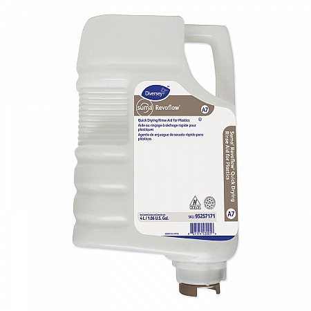 Suma Revoflow Quick Drying Rinse Aid, Unscented, 4 L Revoflow (95257171)