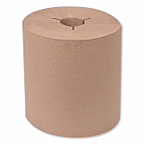 Universal Hand Towel Roll, Notched, 1-Ply, 8" x 630 ft, Natural, 6 Rolls/Carton (8031500)