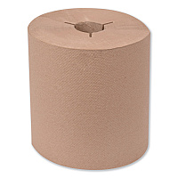 Universal Hand Towel Roll, Notched, 1-Ply, 8" x 630 ft, Natural, 6 Rolls/Carton (8031500)