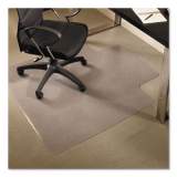 ES Robbins EverLife Chair Mats for Medium Pile Carpet with Lip, 45 x 53, Clear (122173)