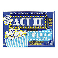Microwave Popcorn, Light Butter, 2.75 oz Bag, 36/Carton (GOV23243)