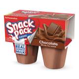 Snack Pack Pudding Cups, Chocolate, 3.5 oz Cup, 48/Carton (2522789)