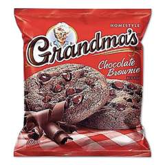 Grandma's Cookies - Single Serve, Chocolate Brownie, 2.5 oz Packet, 60/Carton (354803)
