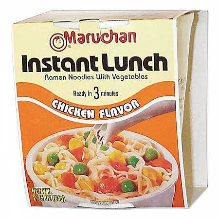 Instant Lunch, Chicken, 2.25 oz Cups, 12/Carton (00121)