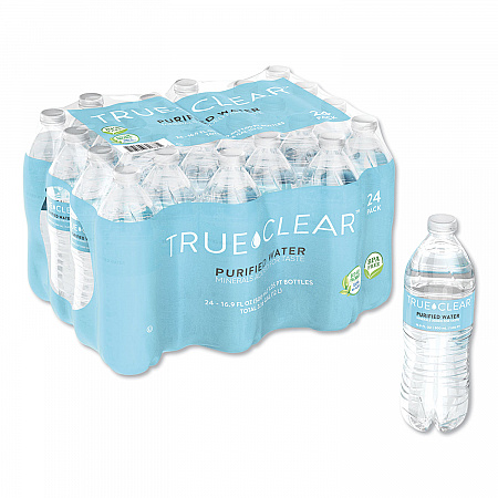 Purified Bottled Water, 16.9 oz Bottle, 24 Bottles/Carton (TRC05L24CT)
