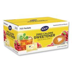 N'Joy Yellow Sucralose Zero Calorie Sweetener Packets, 1 g Packet, 700 Packets/Carton (1016715)