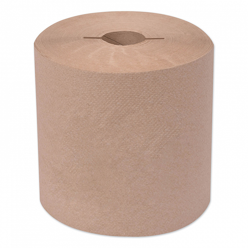 Universal Hand Towel Roll, Notched, 1-Ply, 7.5" x 1,000 ft, Natural, 6 Rolls/Carton (7171020)