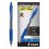 Pilot G2 Premium Gel Pen, Retractable, Bold 1 mm, Blue Ink, Smoke Barrel, Dozen (31257)
