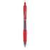Pilot G2 Premium Gel Pen, Retractable, Bold 1 mm, Red Ink, Smoke Barrel, Dozen (31258)