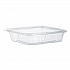 ClearPac SafeSeal Tamper-Resistant/Evident Containers, Flat Lid, 35 oz, Clear, Plastic, 100/Bag, 2 Bags/Carton (CH35DEF)