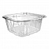 ClearPac SafeSeal Tamper-Resistant/Evident Containers, Flat Lid, 64 oz, Clear, Plastic, 100/Bag, 2 Bags/Carton (CH64DEF)