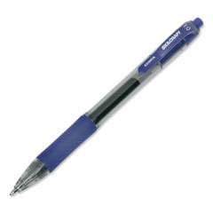 AbilityOne 7520016473138 SKILCRAFT Gel Pen, Retractable, Bold 1 mm, Blue Ink, Clear/Blue Barrel, Dozen