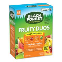 Black Forest Fruity Duos Fruit Flavored Snack, Tropicical Fusion, 32 oz, 40/Box (24337025)