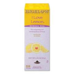 Bigelow I Love Lemon Herbal Tea, 0.06 oz Tea Bag, 28/Box (RCB003991)