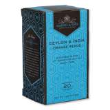 Harney & Sons Premium Tea, Ceylon and India Black Tea, Individually Wrapped Tea Bags, 20/Box (24380968)