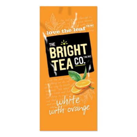 The Bright Tea Co. Tea Freshpack Pods, White with Orange, 0.05 oz, 100/Carton (1952563)