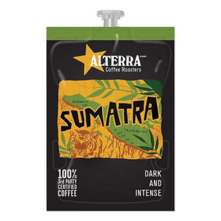 ALTERRA Coffee Freshpack Pods, Sumatra Blend, Dark Roast, 0.3 oz, 100/Carton (1952572)