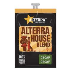 ALTERRA Coffee Freshpack Pods, House Blend Decaf, Light Roast, 0.25, 100/Carton (1952577)