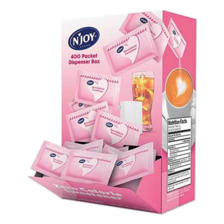 N'Joy Pink Saccharin Artificial Sweetener Packets, 0.04 oz Packet, 400 Packets/Box (41679)