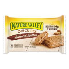 Nature Valley Biscuits, Cinnamon with Almond Butter, 1.35 oz Pouch, 16/Box (2720829)