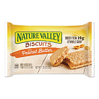 Biscuits, Honey with Peanut Butter, 1.35 oz Pouch, 16/Box (GEM47878)