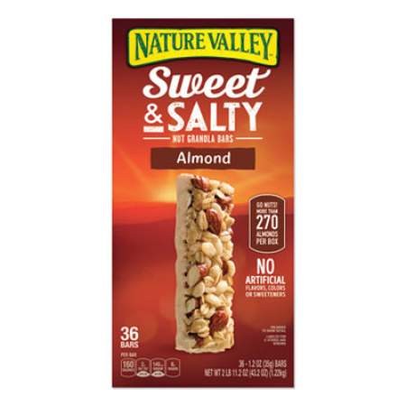 Nature Valley Granola Bars, Sweet and Salty Almond, 1.2 oz Pouch, 36/Box (GEM10413)