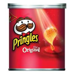 Pringles Potato Chips, Original, 1.3 oz Canister, 36/Carton (445527)