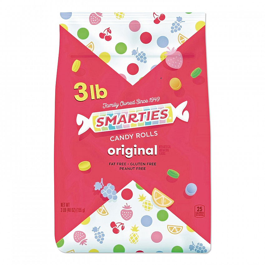 Smarties Candy, Assorted Flavors, 3 lb (CDY00486)