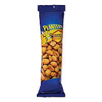 Honey Roasted Peanuts, 2.5 oz Tube, 15/Box (01652)