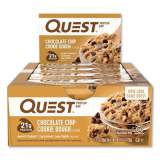 Quest Protein Bars, Chocolate Chip Cookie Dough, 2.12 oz Bar, 12 Bars/Box (2416980)