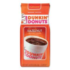 Dunkin Donuts Original Blend Coffee, Hazelnut, 12 oz Bag (1617984)