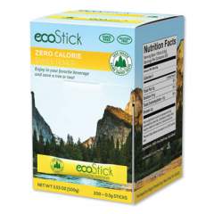 ecoStick Yellow Sucralose Sweetener Packets, 0.5 g Packet, 200 Packets/Box (2092681)