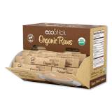 ecoStick Organic Raw Cane Sugar Packets, 3 g Packet, 120 Packets/Box (24373837)