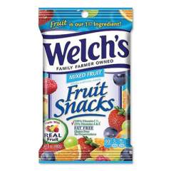 Welch's Fruit Snacks, Mixed Fruit, 5 oz Pouch, 12/Carton (2051056)