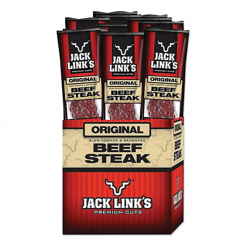 Beef Steak, Original, 1 oz Bag, 12/Box (02027)
