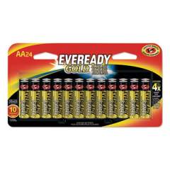 Eveready Gold Alkaline Batteries, 1.5 V, 24/Pack (A91BP24)
